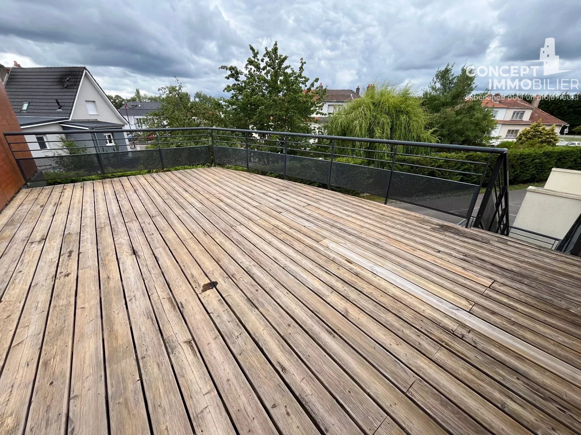 Appartement meublé - T4 avec terrasse, jardin et parking à Basse-Ham