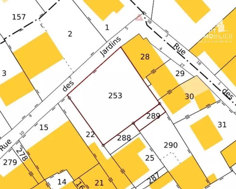 Terrain constructible de 687 m² au cœur de Budange – Fameck