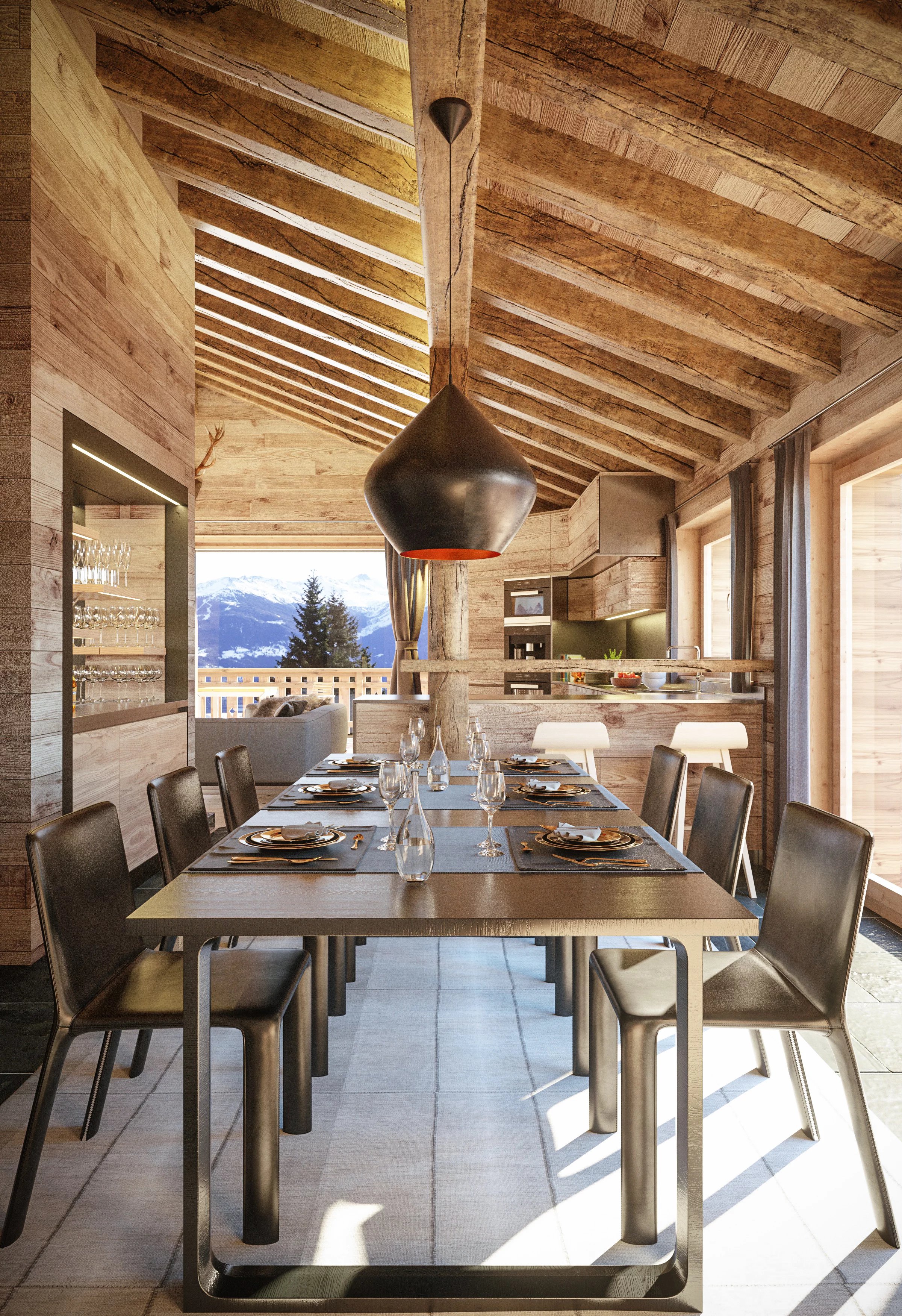 Elegant 4.5-room apartment at the foot of the slopes