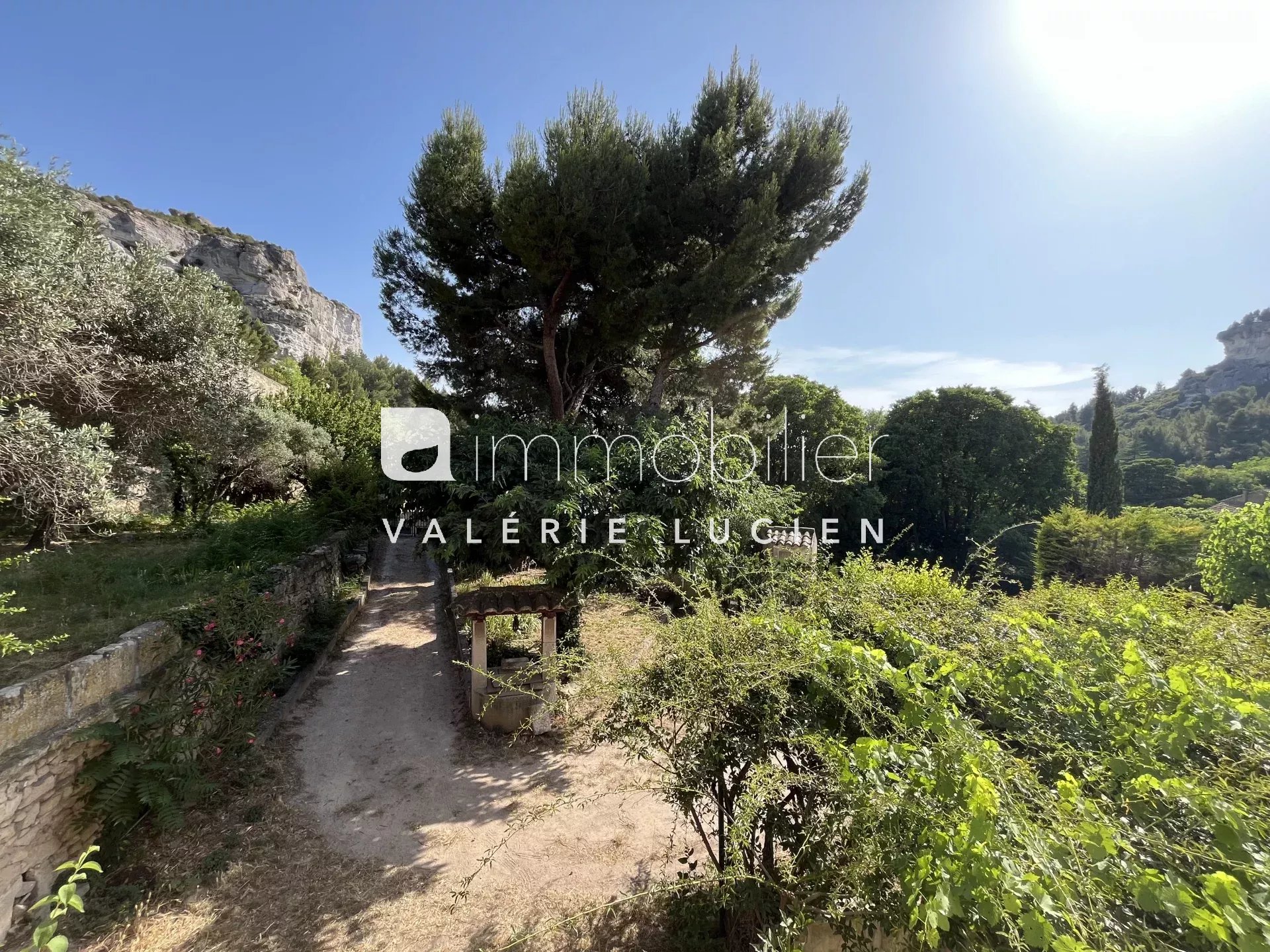 Authentic farmhouse to renovate - Spectacular view of Les Baux-de-Provence