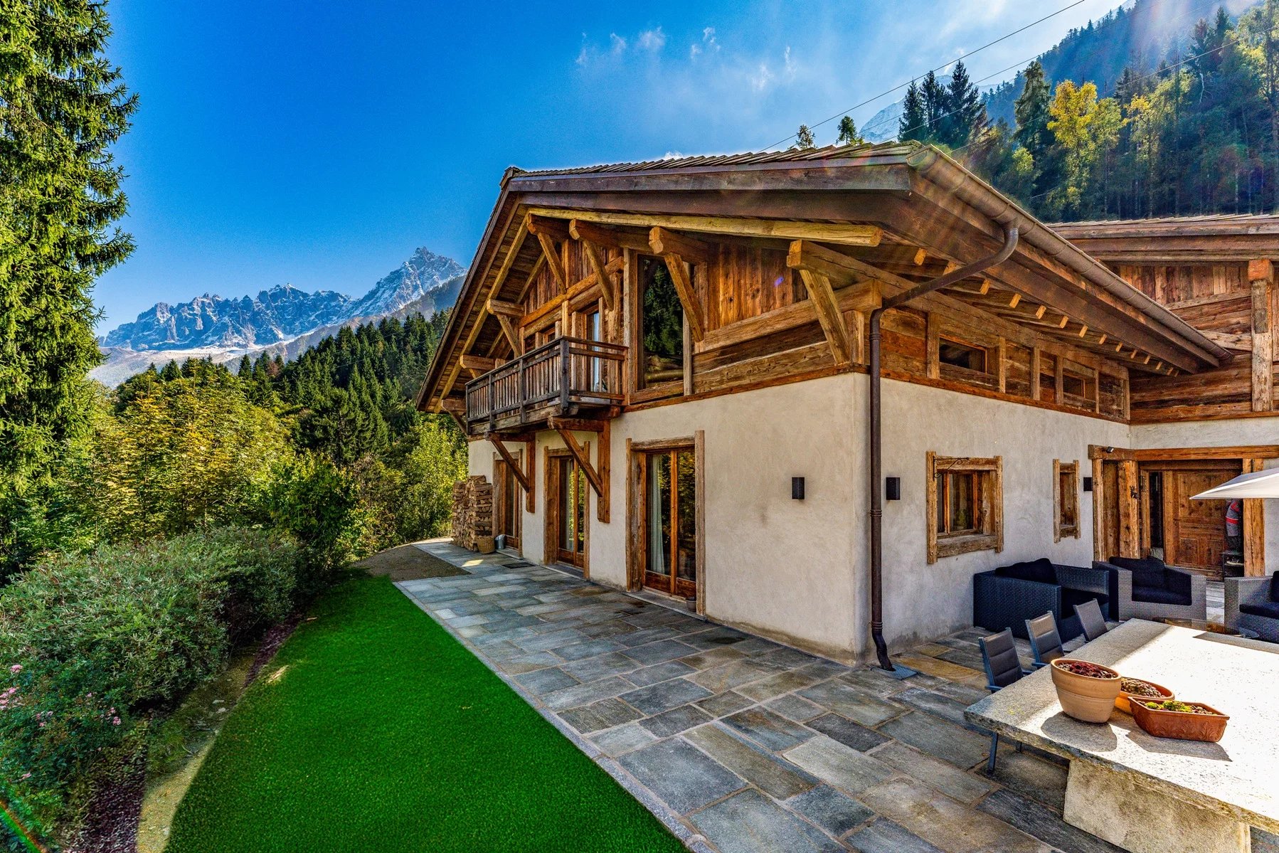 Photo of LES HOUCHES - A beautifully finished, traditional farmhouse perched on the Les Houches hillside