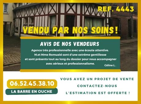 Agence immobilière de AGENCE DE LA BARRE EN OUCHE