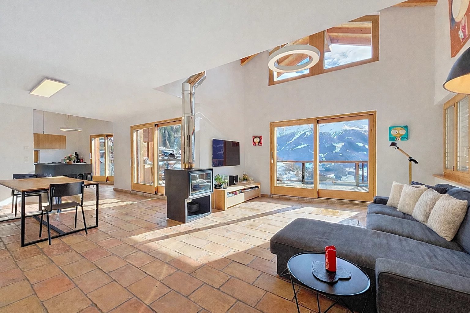 Schönes Chalet in Médières mit Panoramablick