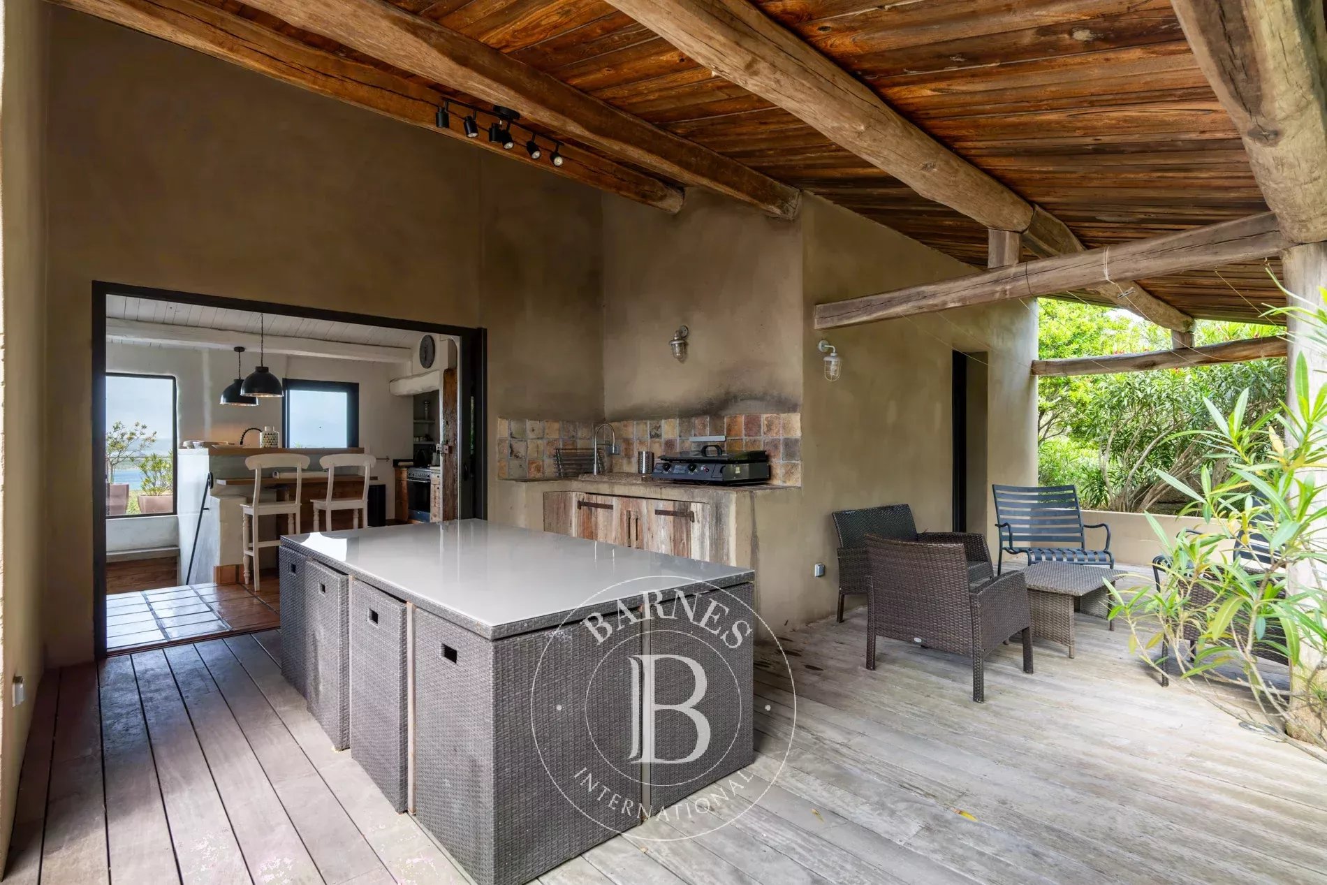 Exclusive listing – Bonifacio. Architect-designed villa in the style of a bergerie, featuring 4 bedrooms, a swimming pool, sea and mountain views, and close proximity to the beach. - picture 31 title=