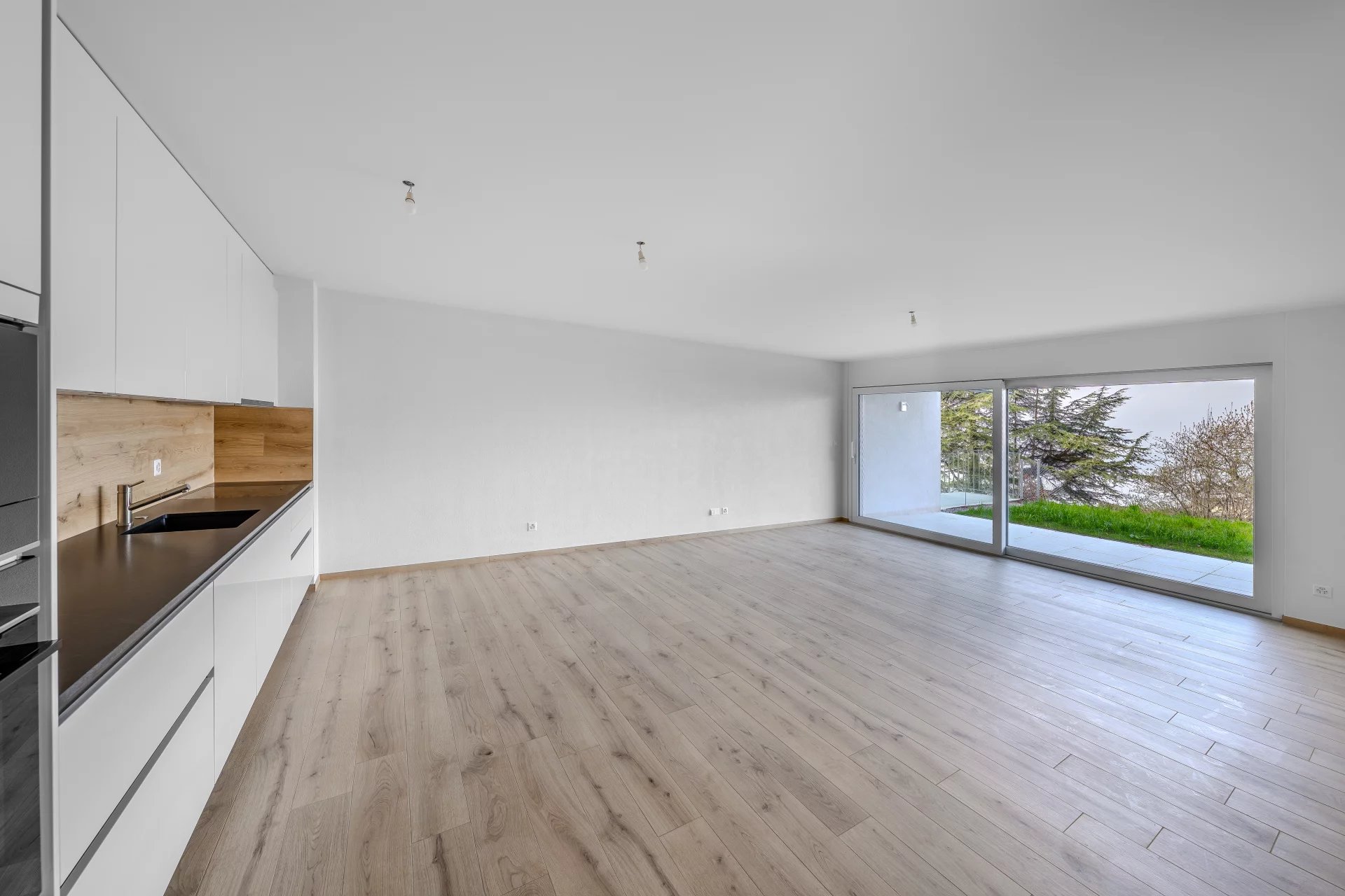 New promotion! 4.5-room apartment with large garden and lake view