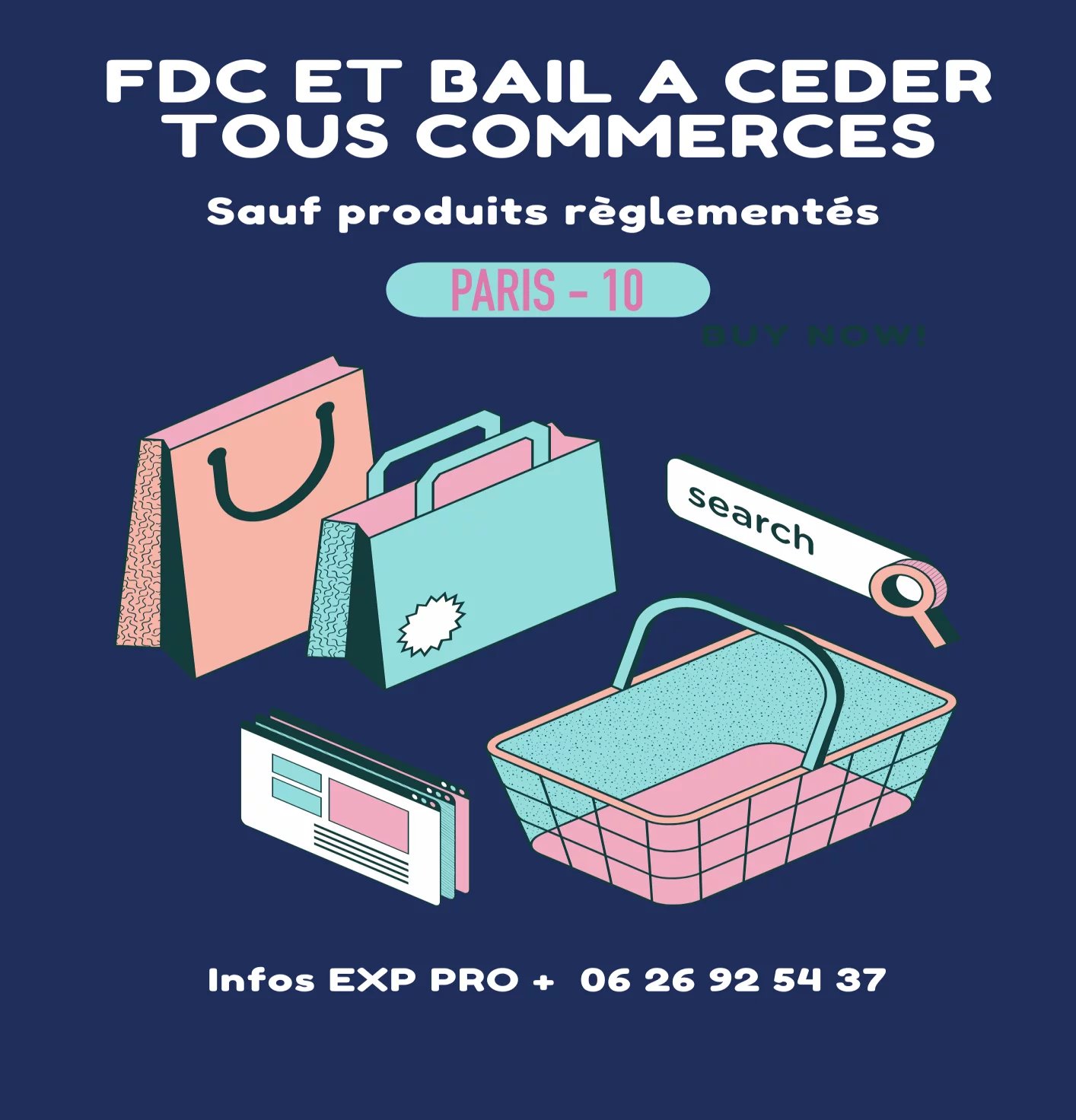 FDC avec DAB tous commerces - Paris 10è
