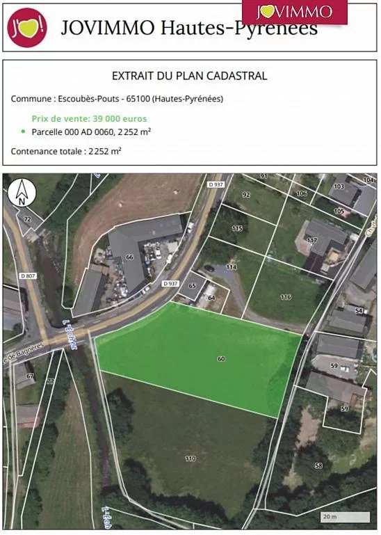 Vente Terrain Lourdes