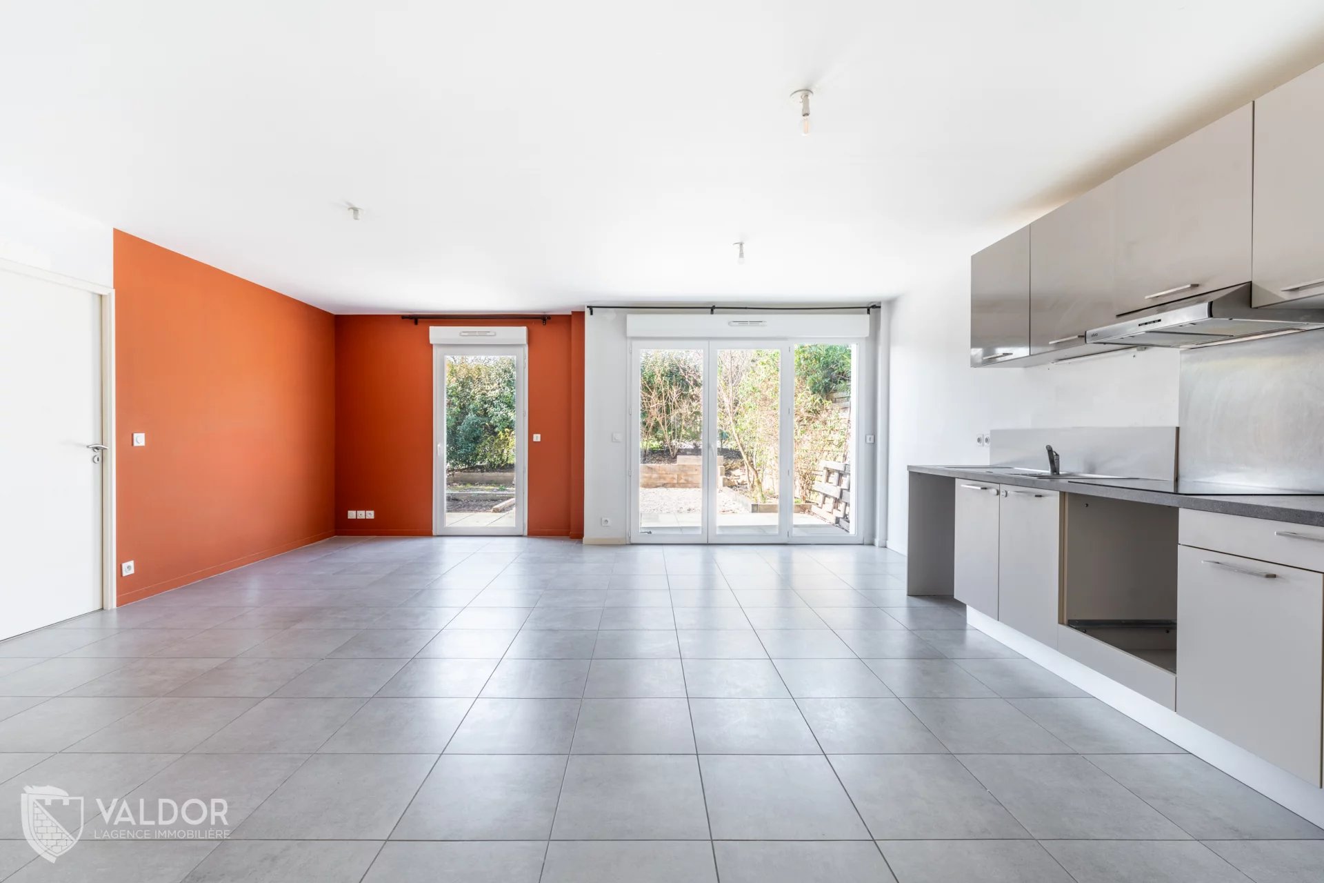 Appartement 91 m², 3 chambres, terrasse et jardin de 42 m²