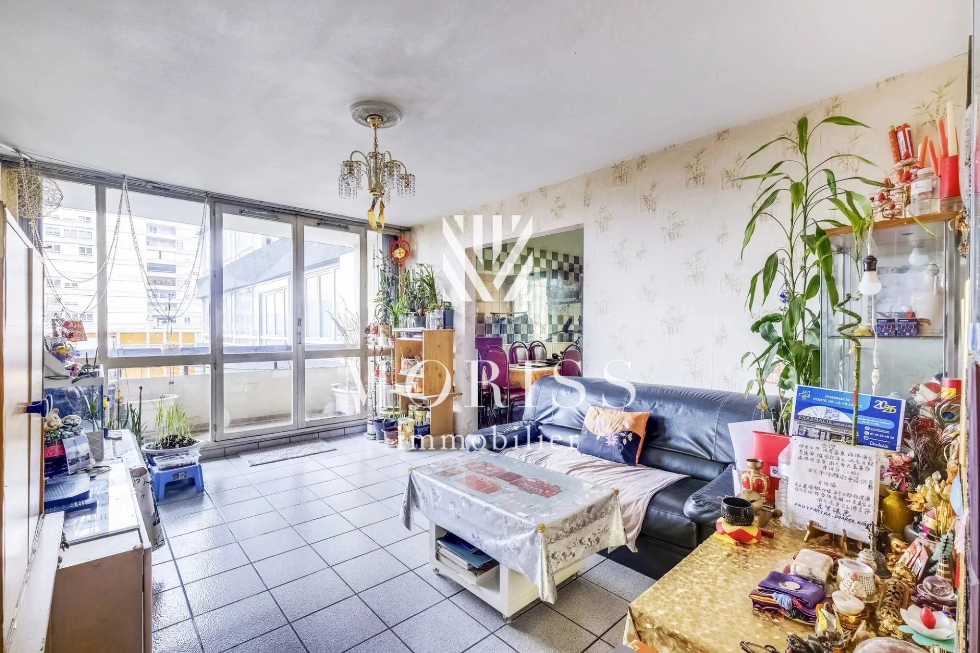 5 PIECES / DOUBLE SEJOUR / QUARTIER VILLETTE / METRO 7 - Image Array