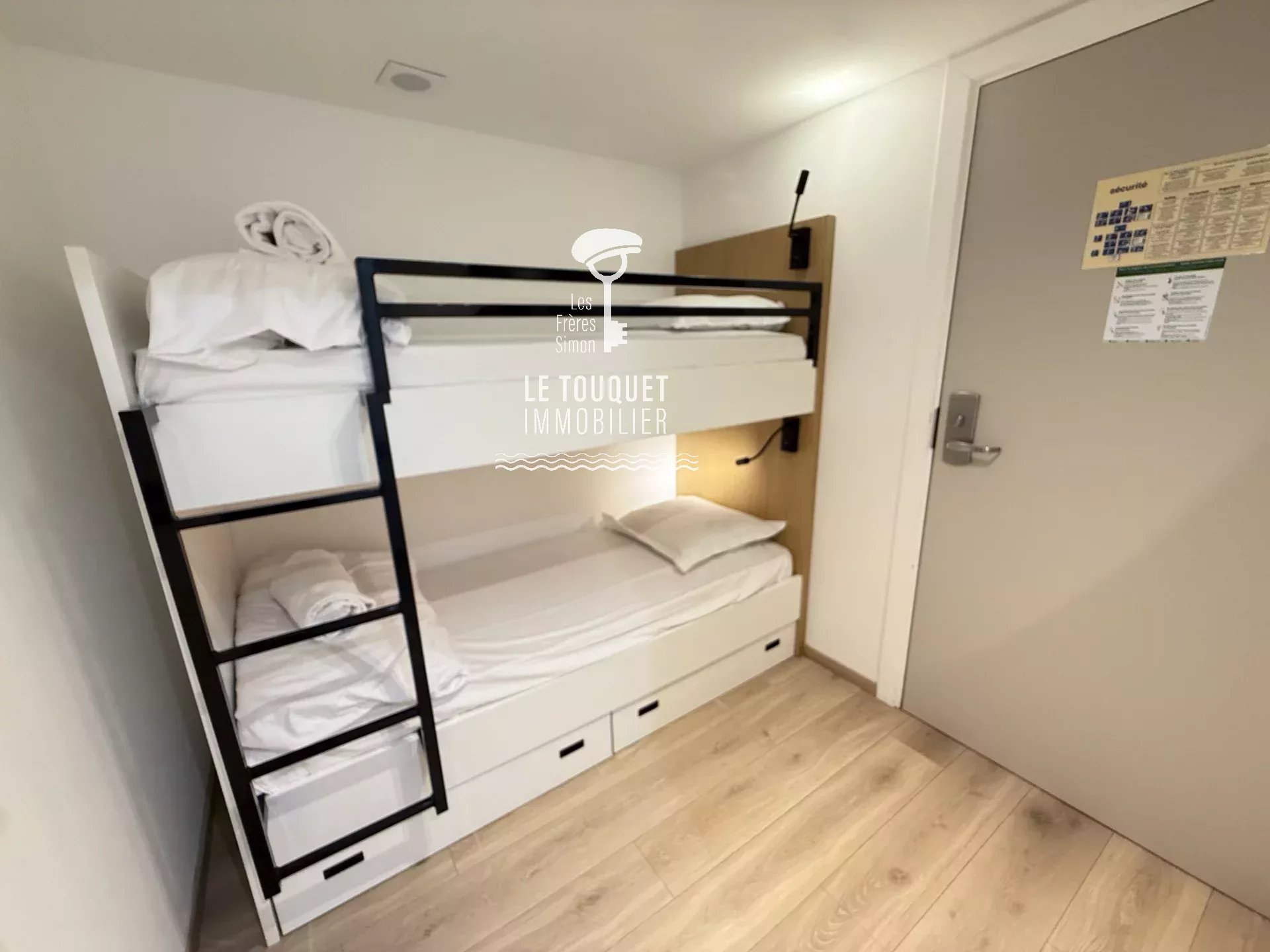 Appartement T3 avec 2 chambres et coin cabine