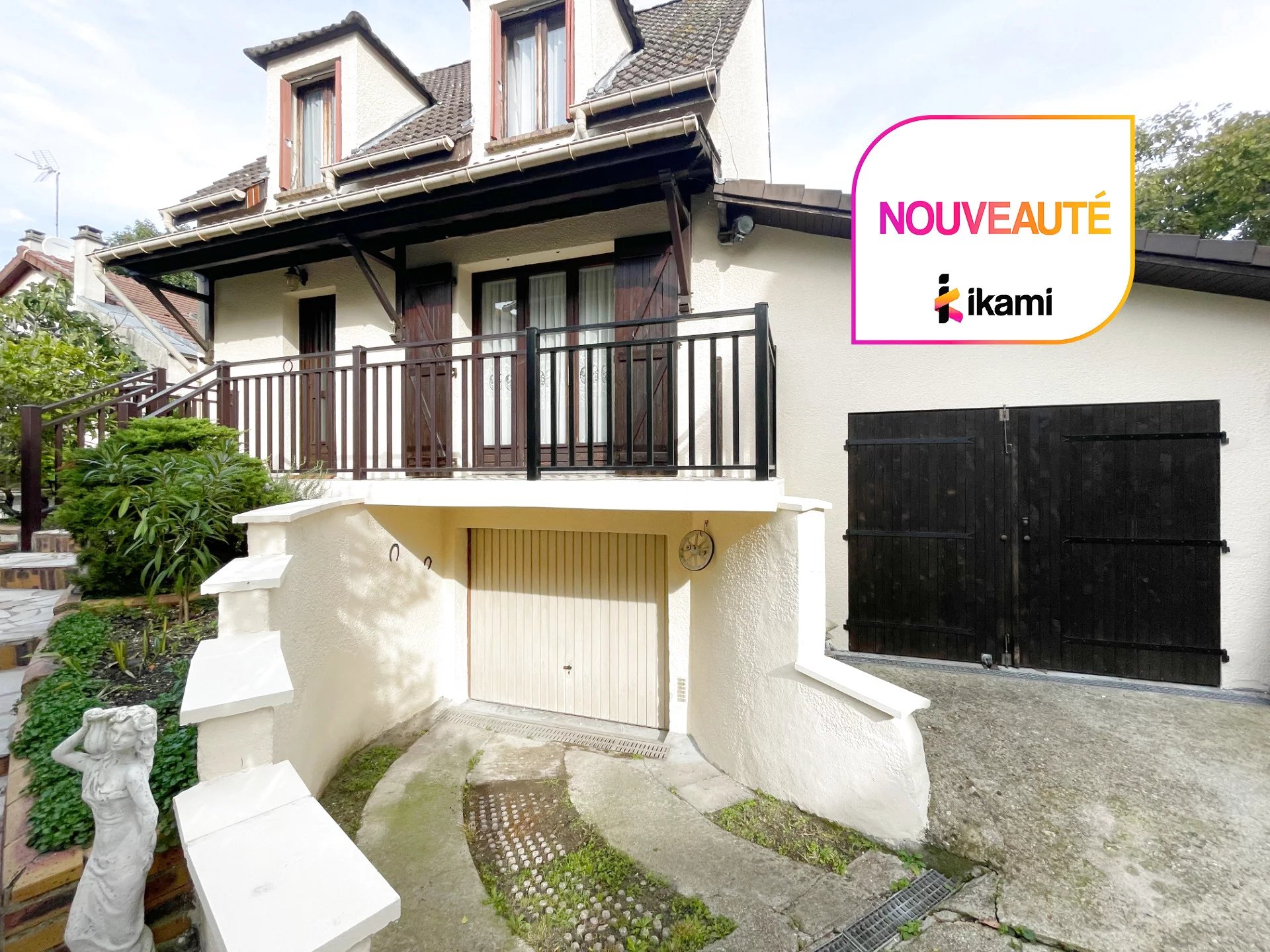 Maison de 100 m2, 5 pièces, sous-sol et garage