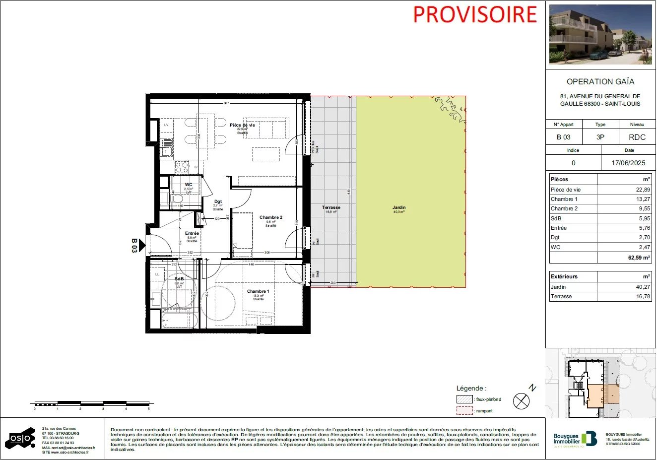Development Apartment Saint-Louis