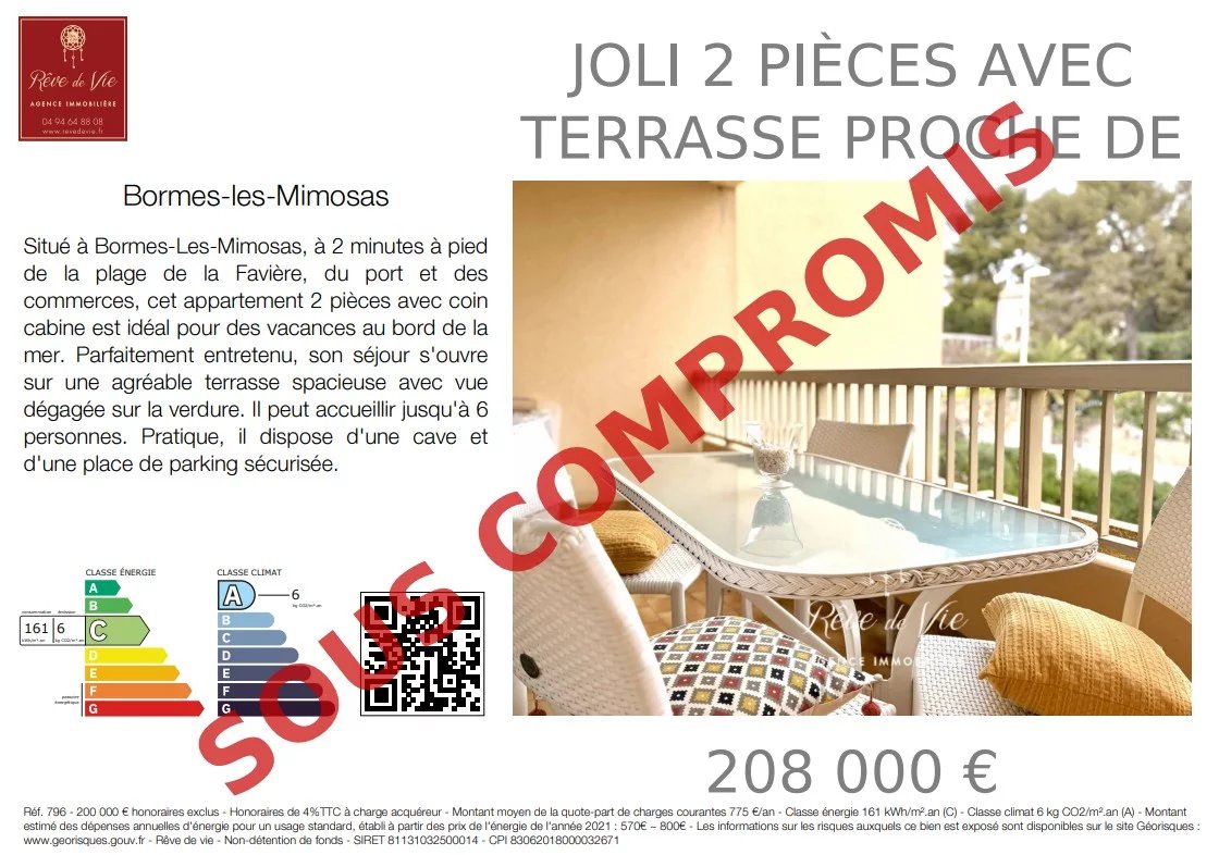 Vente Appartement Bormes-les-Mimosas