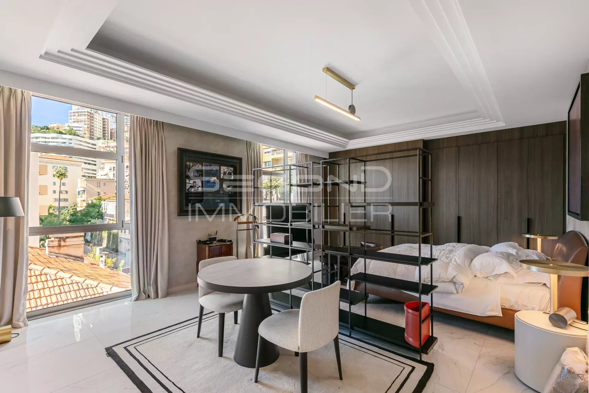 Vente Exclusivité appartement studio Condamine dans une Résidence avec Concierge et parking