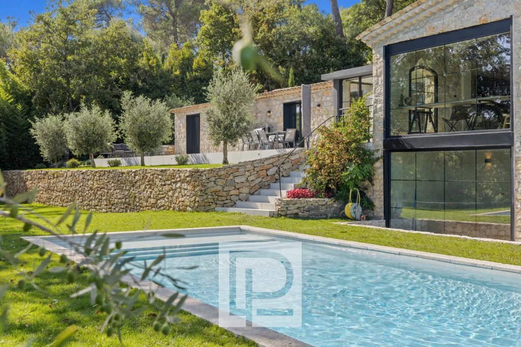 Villa for sale in Valbonne — Stunning Fully Renovated Stone Bastide in Valbonne