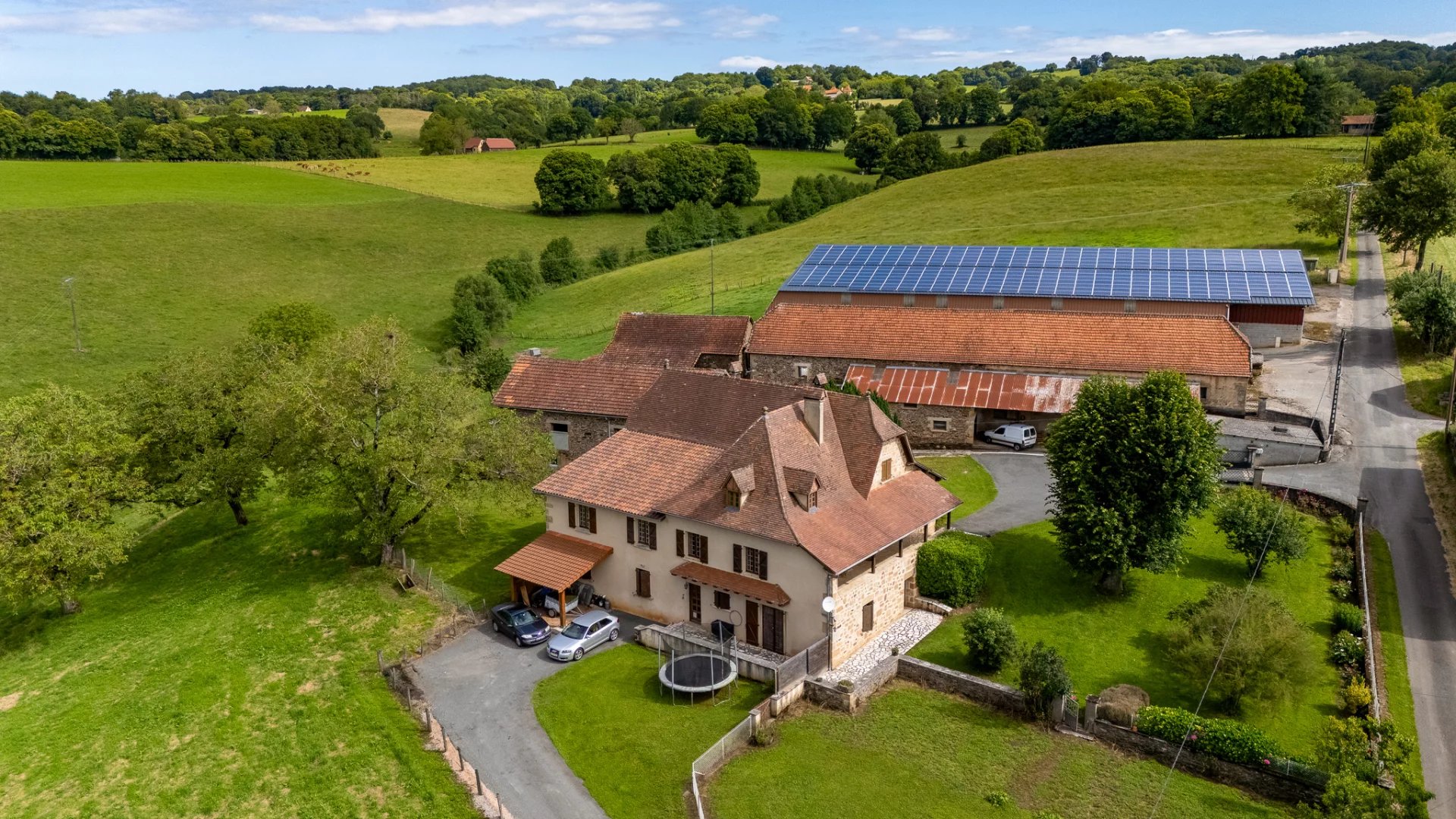 A rural gem - 12 hectares of quality land, barns, farmhouse and solar hangar