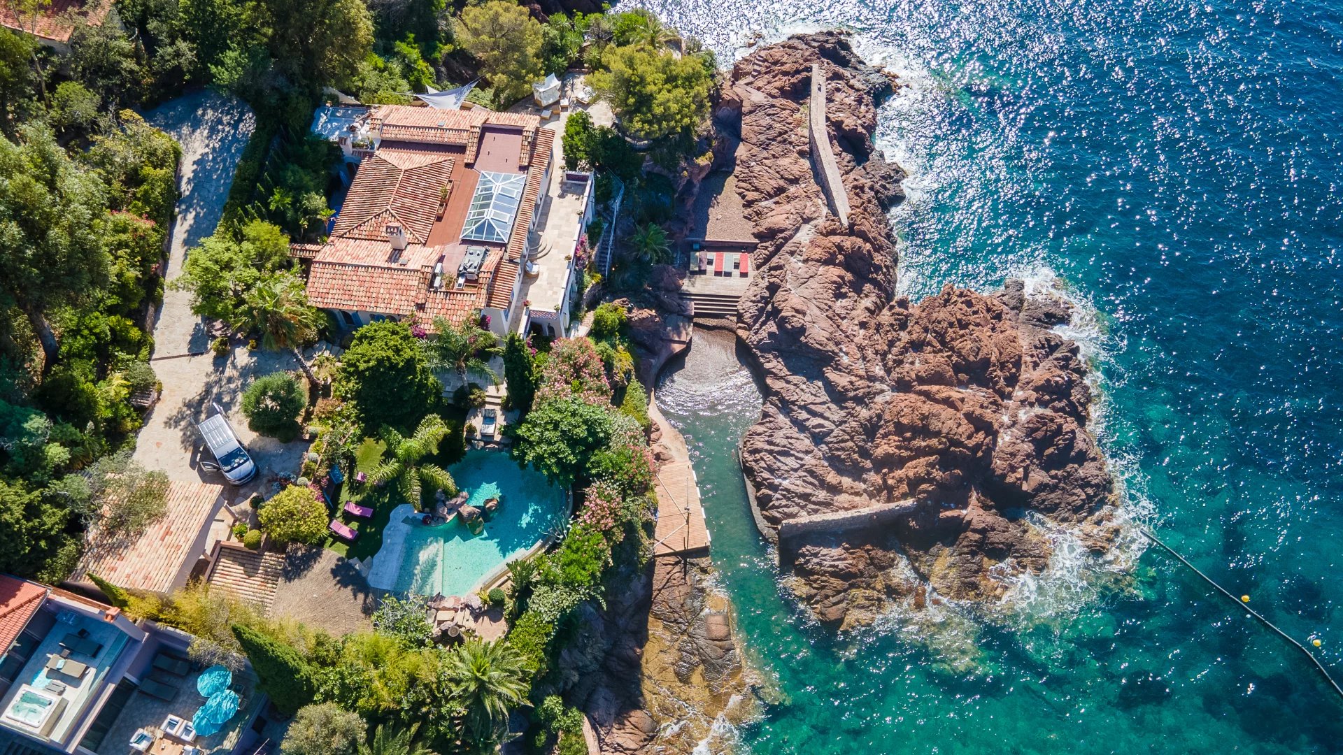 Villa Pieds dans l'eau - proche Cannes - Théoule-sur-Mer