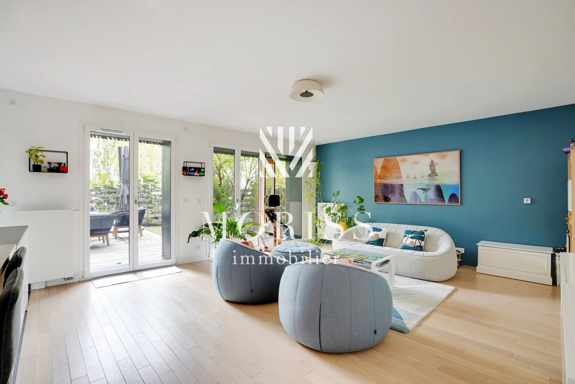 Duplex avec jardin - 3 pièces - 90m2 - 75013 Paris - Image 1