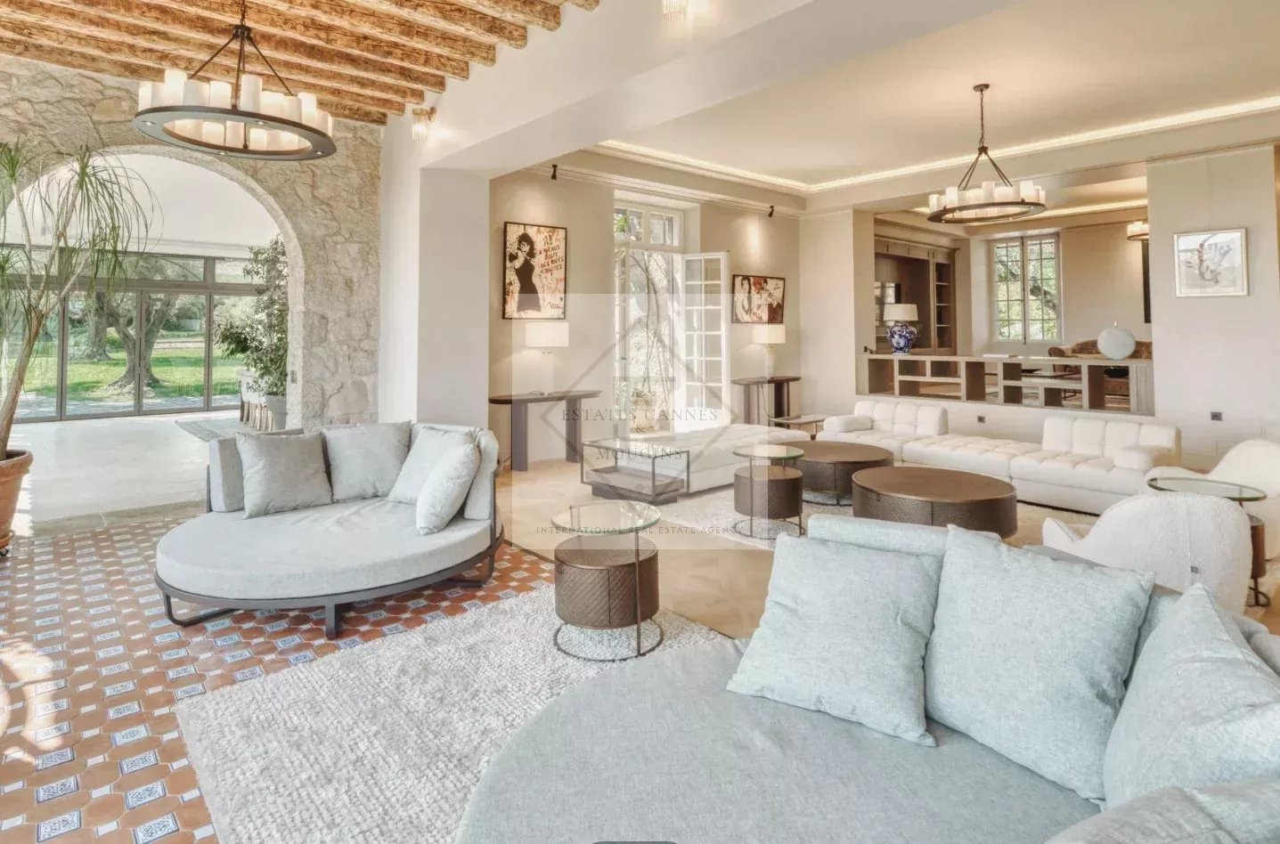 Villa Provençale avec piscine et court de tennis, à pied du village de Mougins — photo 23