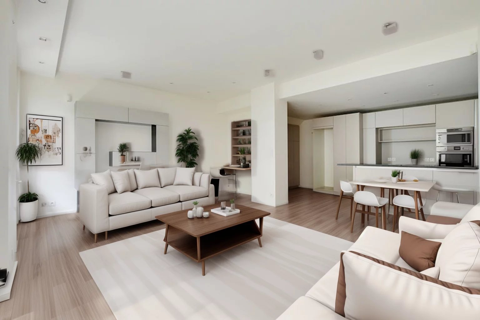 Appartement avec parking - 2 pièces - 57m2 - 75013 Paris
