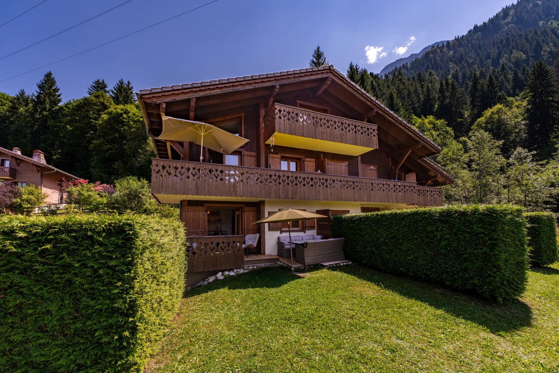 Photo of LES HOUCHES - A 3 bedroom apartment with garden