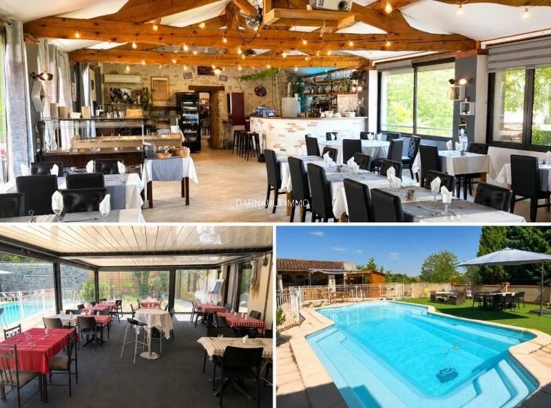 Vente restaurant de charme avec Licence IV, logement, gîte et pi