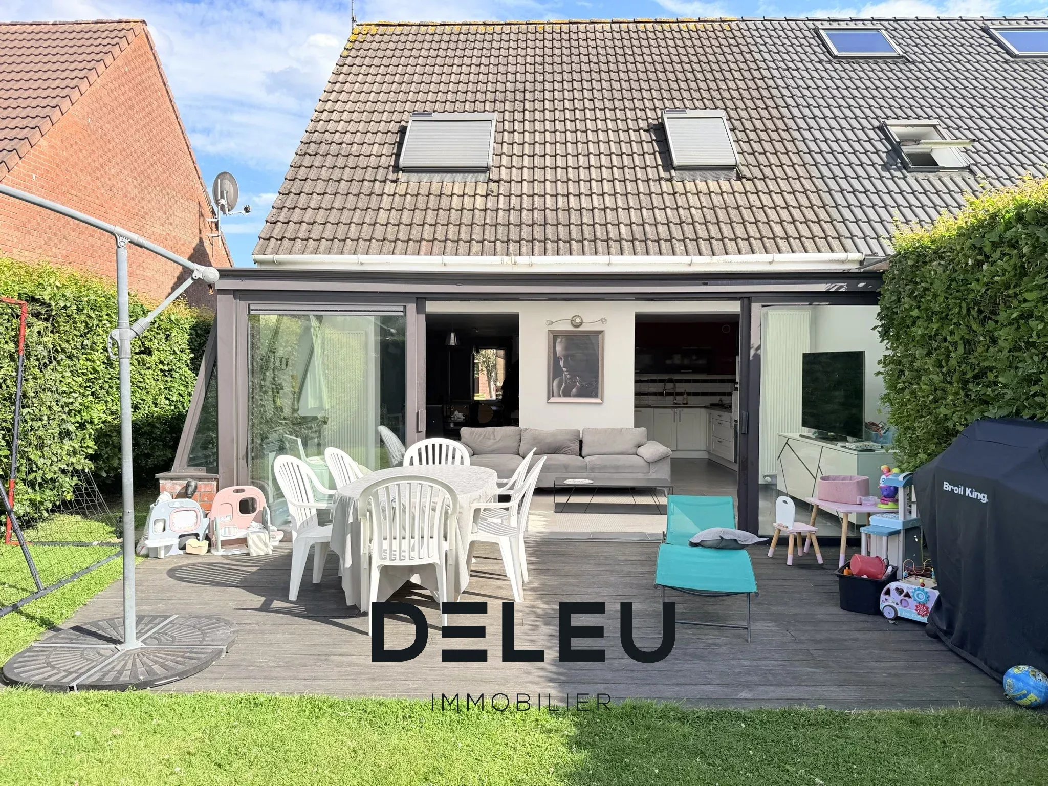 MAISON SEMI INDIVIDUELLE DE 100M², 3 CHAMBRES, JARDIN, GARAGE PARKING
