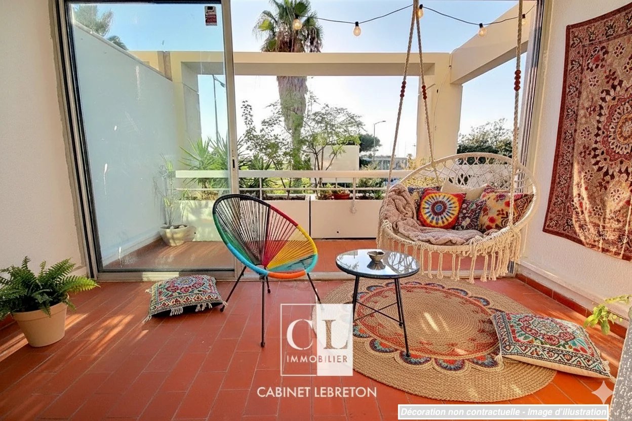 Appartement Terrasse en première ligne Prado David Plage Marseille 8e