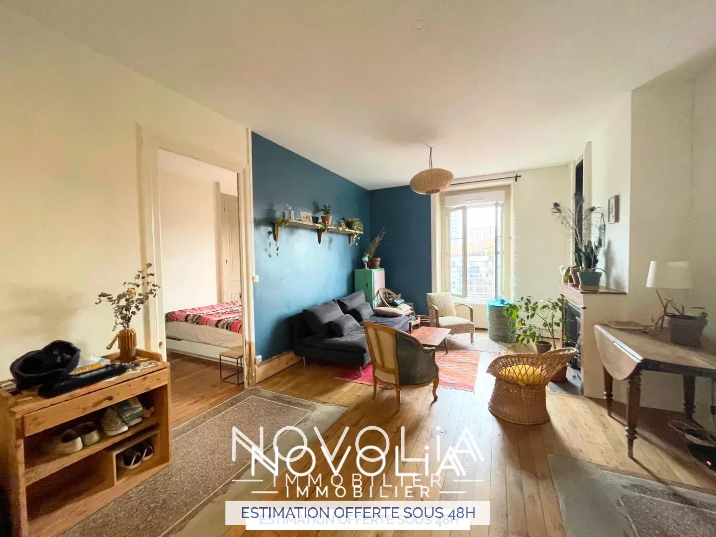 Achat Appartement Surface de 57 m/ Total carrez : 57 m, 2 pices, Villeurbanne (69100)