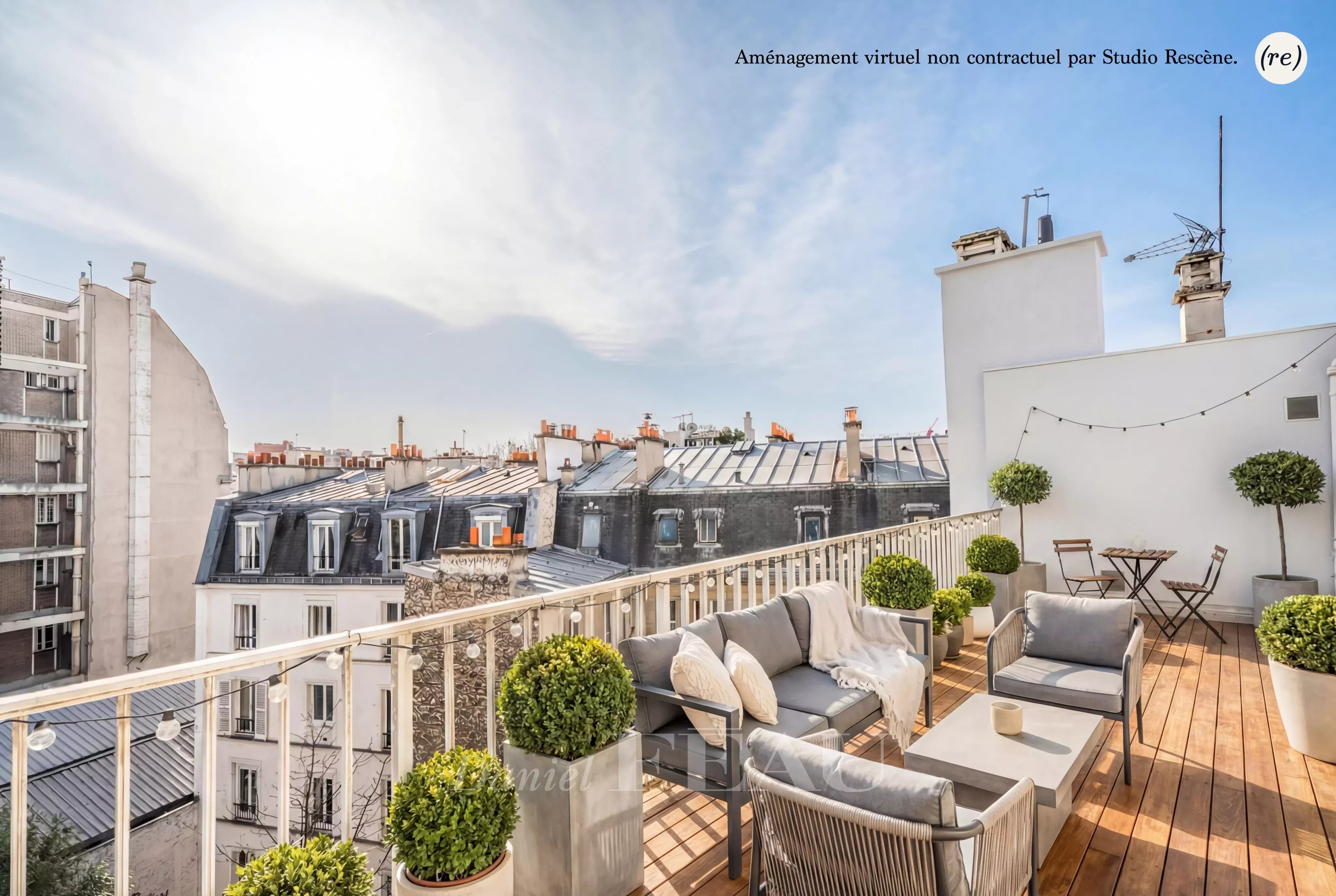 Neuilly - Saint-Dominique / Duplex avec terrasses - Trois chambres