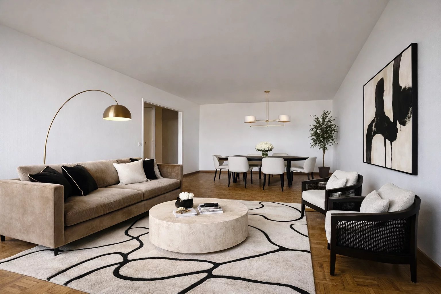 Splendide 4 pièces traversant avec vue sur le Jet d'Eau