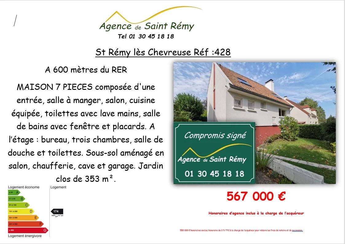 Vente Maison Saint-Rémy-lès-Chevreuse