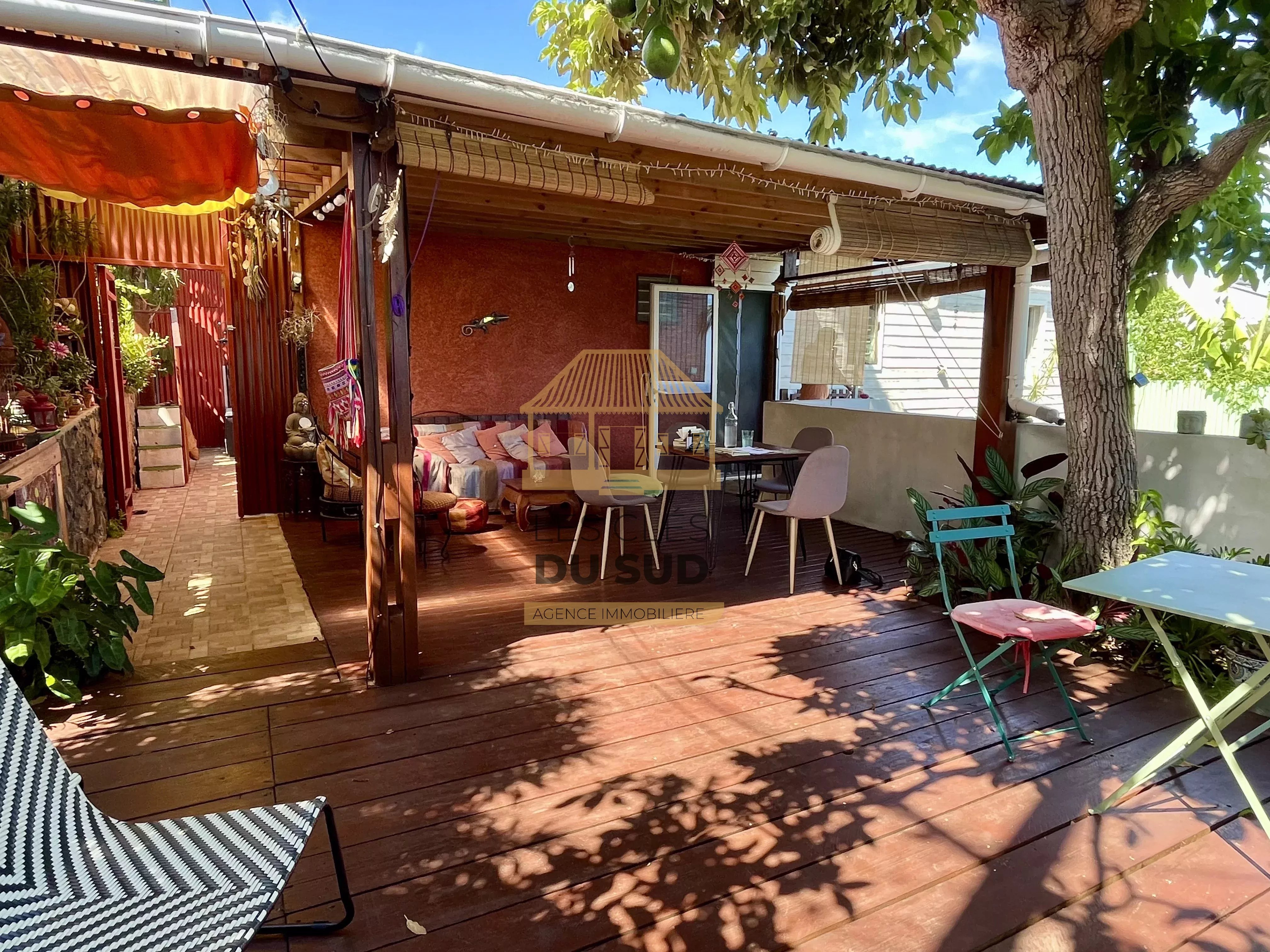 Maison T3/4 avec grande terrasse et vue mer  – Piton Saint-Leu