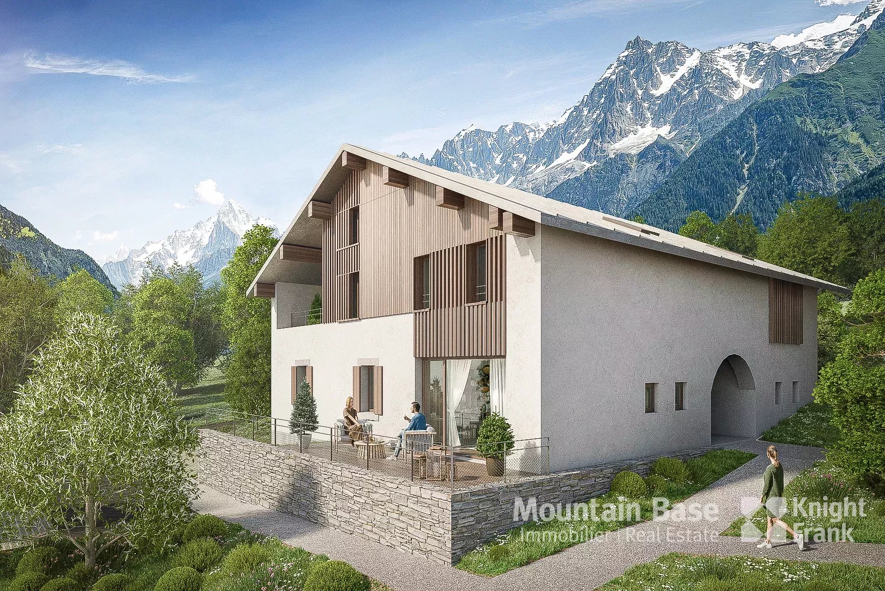 Photo of Collines des Chavants, a new build project in the Les Chavants sector of Les Houches