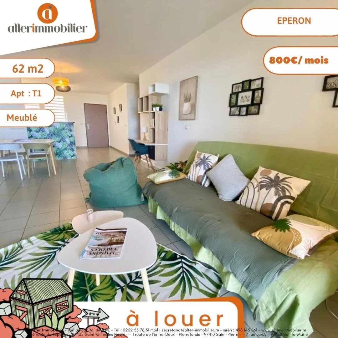 A LOUER - T1 MEUBLE - EPERON