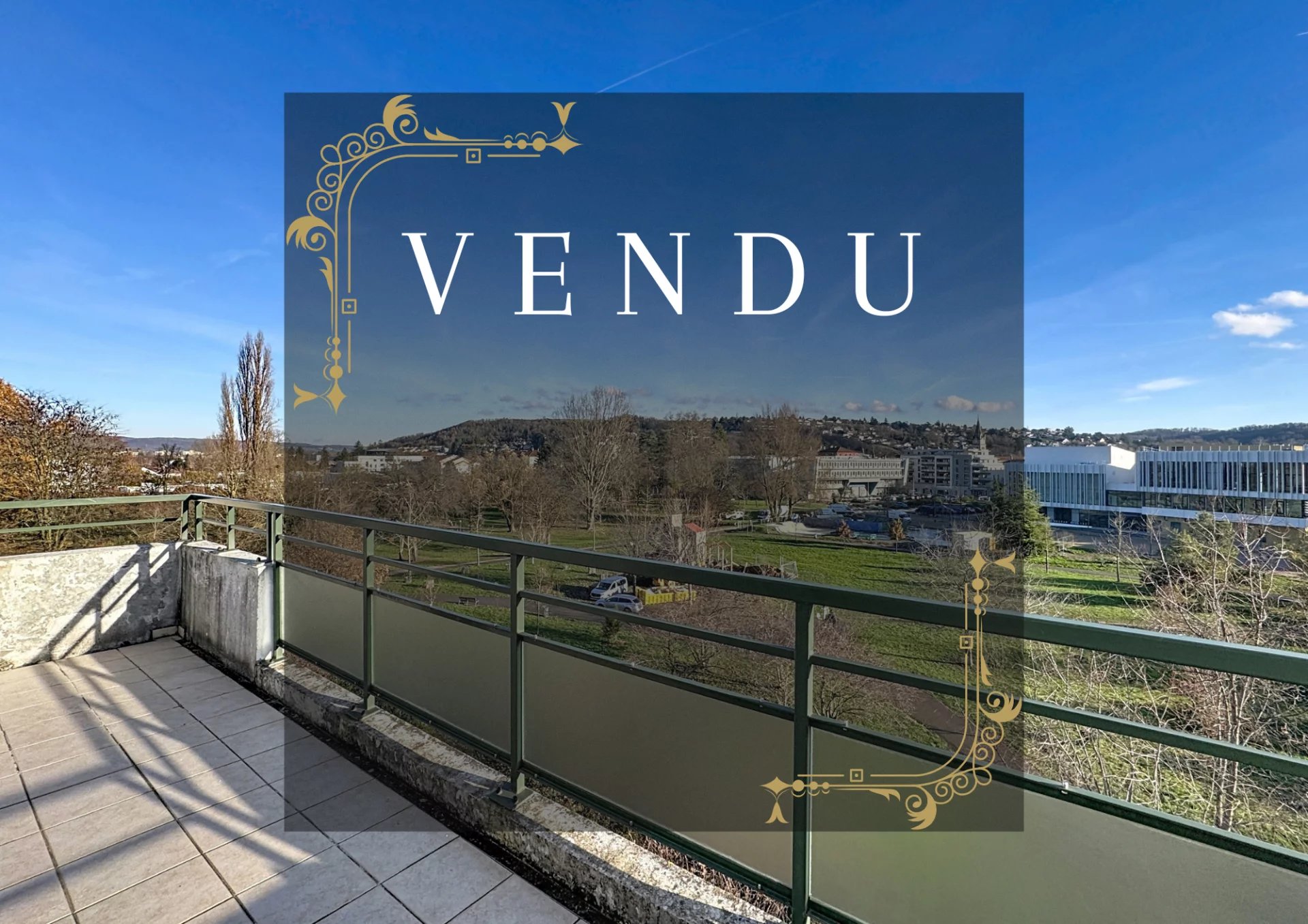 T3 AVEC TERRASSE VUE SUR PARC