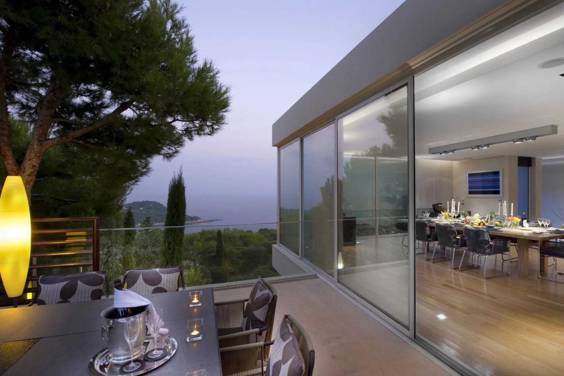 Luxury, modern 7-bedroom villa with hotel service