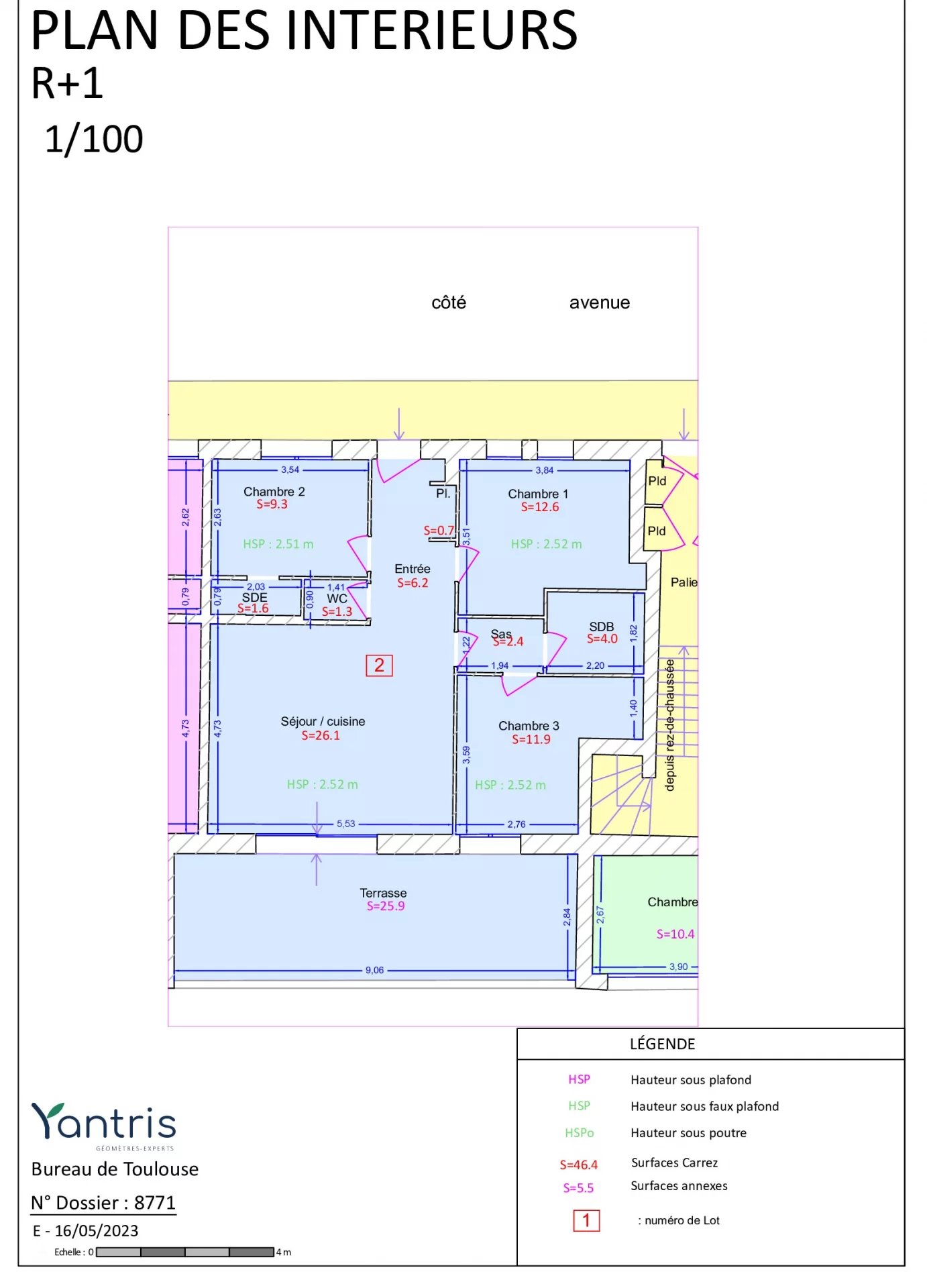 A vendre, Appartement T4 avec terrasse