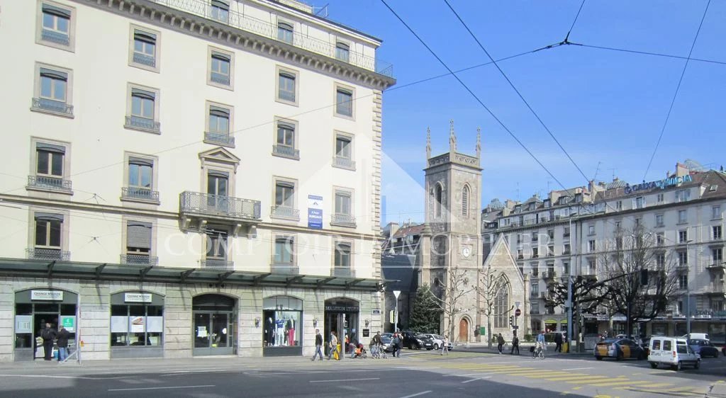 dépôt à louer au sous-sol d'un immeuble tout proche gare de Cornavin