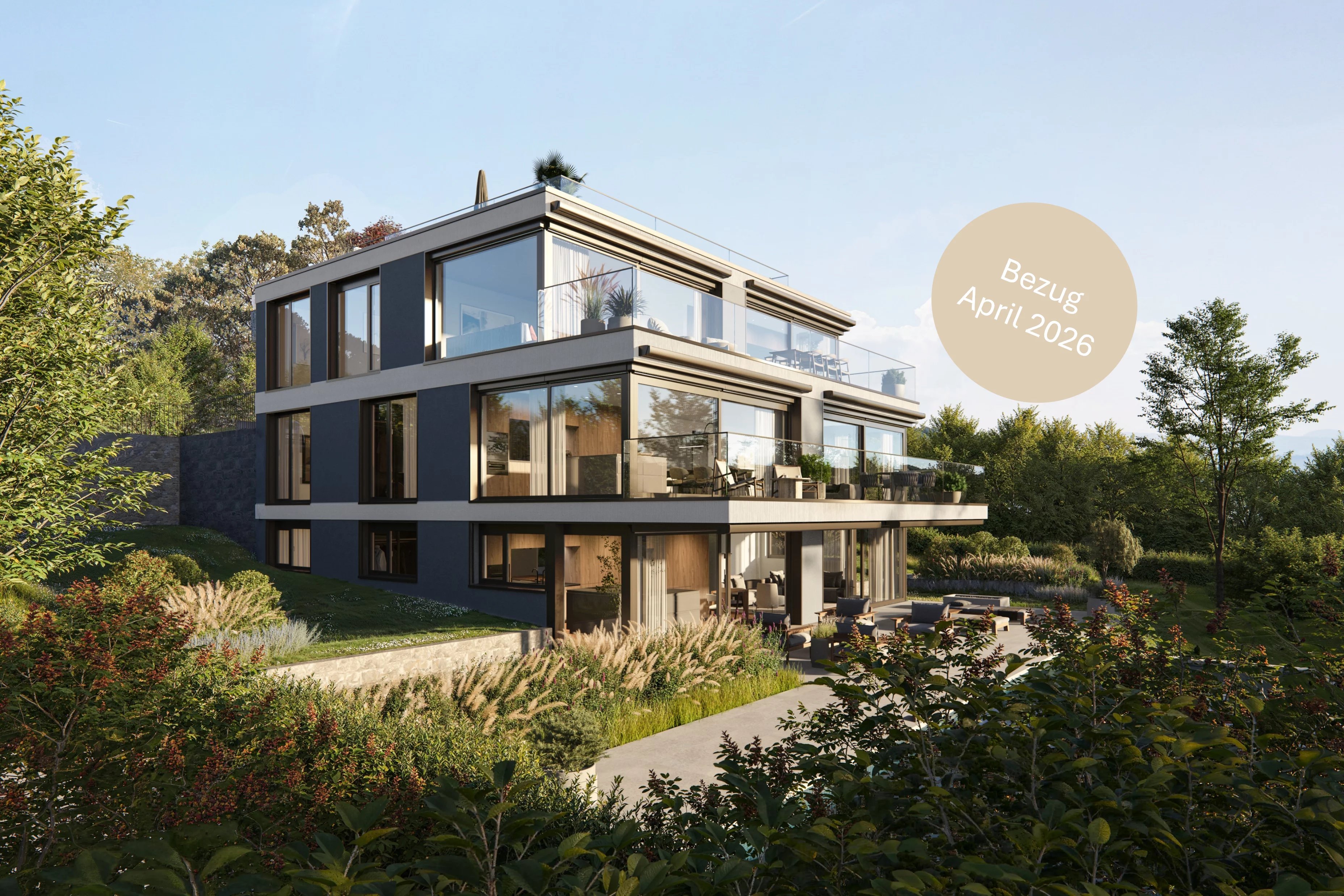 Exquisite Neubau-Attika