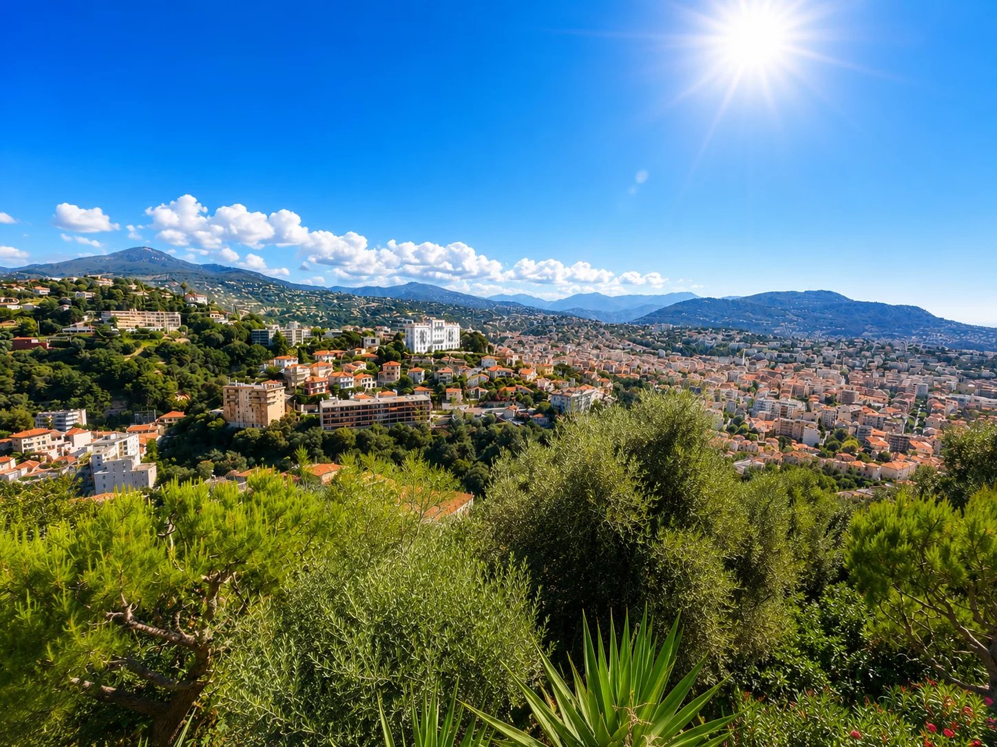 Duplex T3 72 m² Vue panoramique exceptionnelle sur Nice  Saint-Pierre-de-Féric