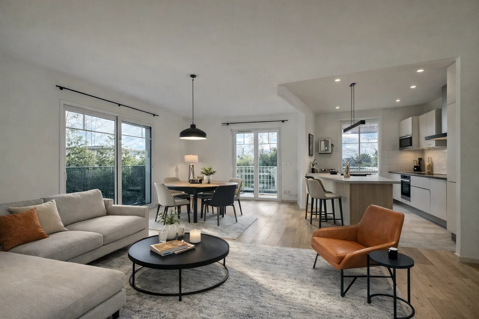 BRUGES - T4 dernier étage plein Sud