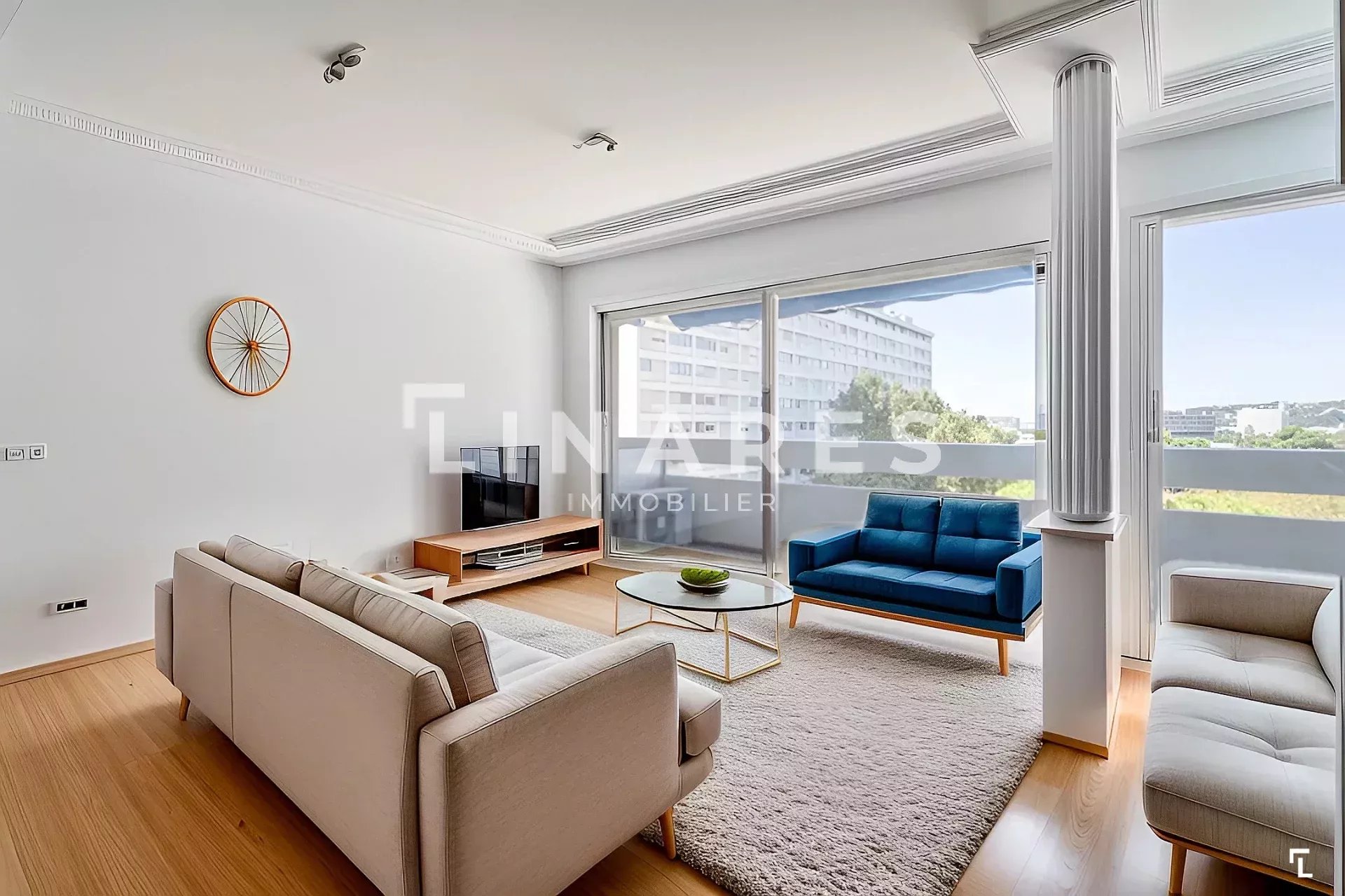 L' ELEGANCE LUMINEUSE -  Appartement  T3 de 111m² + Balcons - 13009