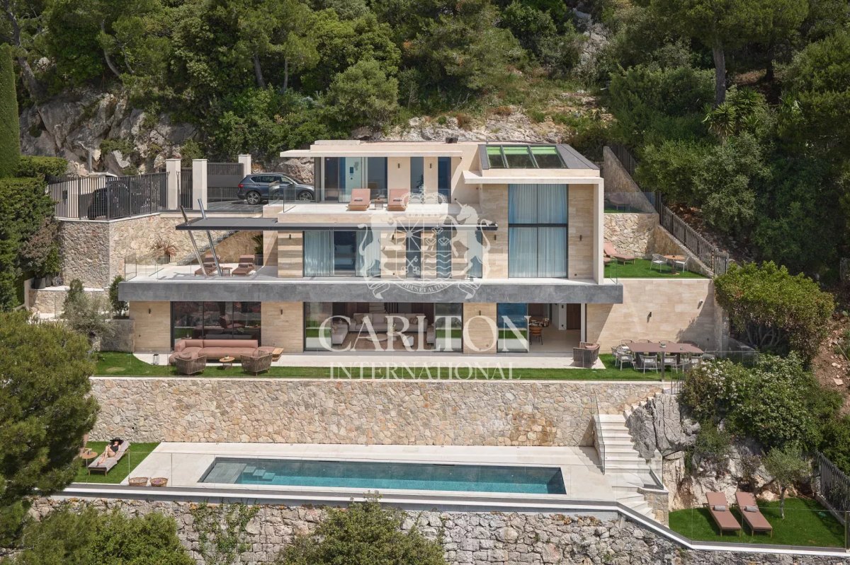 Villa com vista para a baía em Villefranche