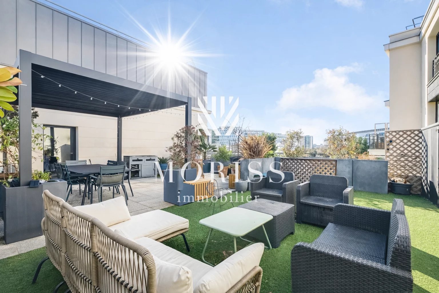 Duplex d'Exception / Terrasses / Vue Dégagée / 132m2 / Ligne 14 - Image 1