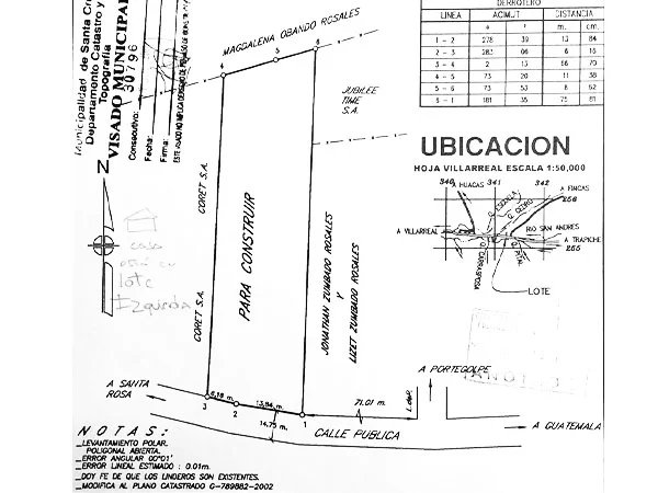 EXCLUSIVITY - Flat building plot of 1.385 m2 - Santa Rosa - East Tamarindo