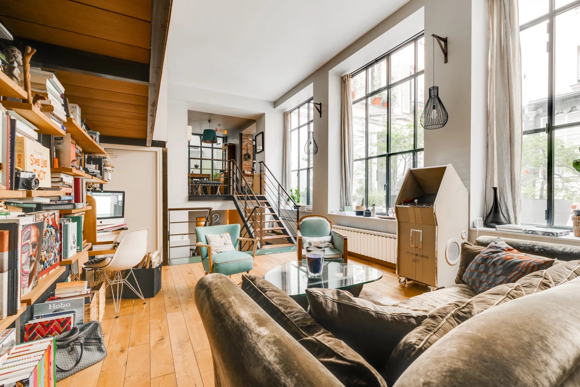 Esprit loft avec patio