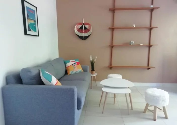 Deux pièces de 38m² avec terrasse de 15m²