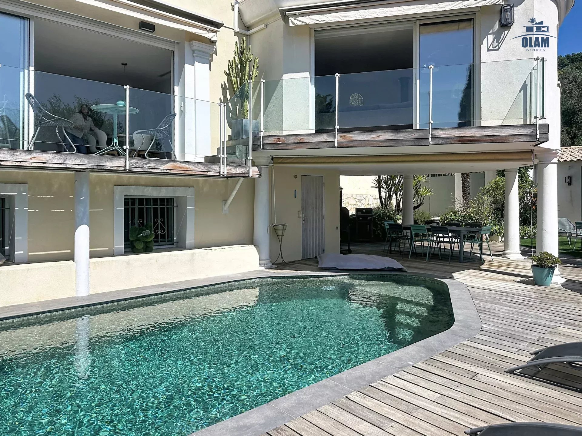 Villa de prestige Cannes - 4P expo Sud, piscine, jardin & vue mer