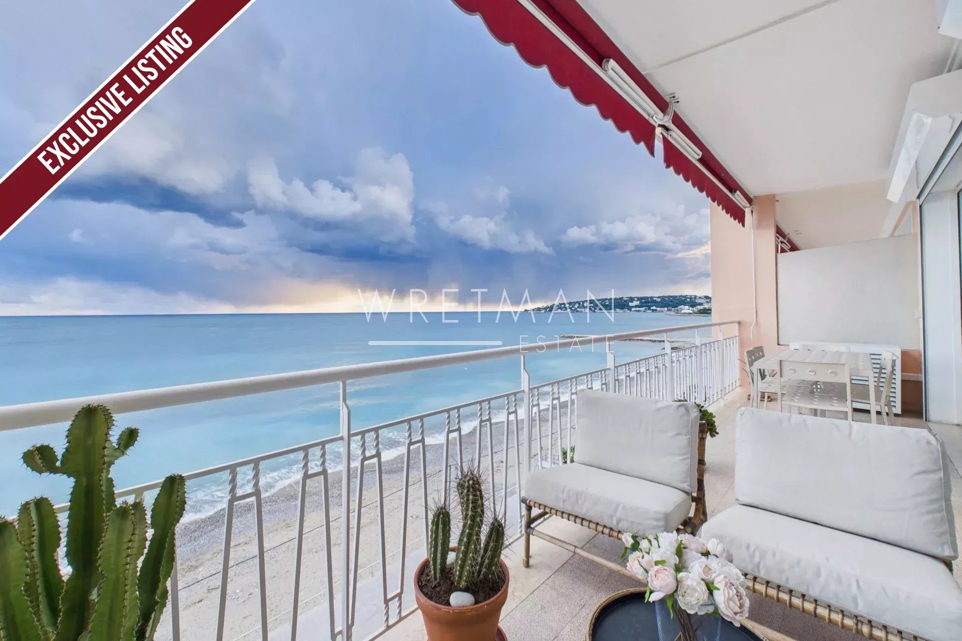 Lumineux 2 pièces avec terrasse vue mer panoramique  - Menton